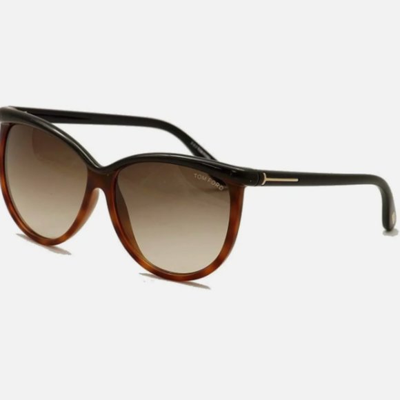 Tom Ford Josephine Sunglasses Havana Frame with Brown Lens